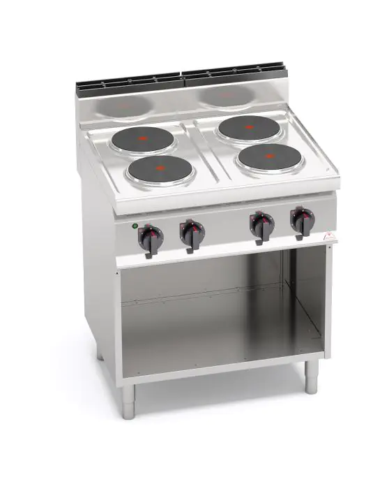 Horeca kooktafel - Elektrisch - 4 pits - Berto's - E7P4M E7P4M €1,349.00 Berto's 700 line
