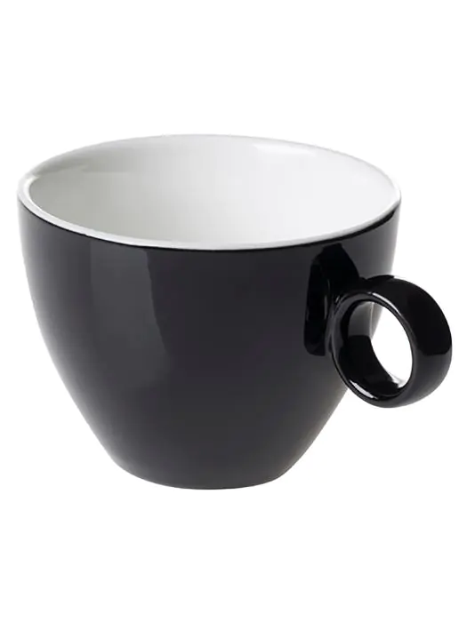 Kop - 23 CL - 6 Stuks - Zwart - Maastricht Porselein - Bart Colour Cafe - 531401 W531401 €46.80 Bekers en kopjes