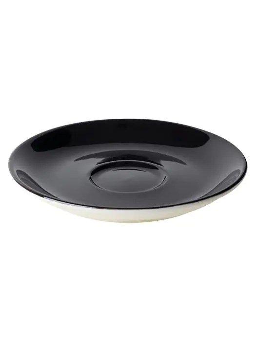Schotel - Ø13.5 CM - 6 Stuks - Zwart - Maastricht Porselein - Bart Colour Cafe - 531384 W531384 €32.88 Bekers en kopjes