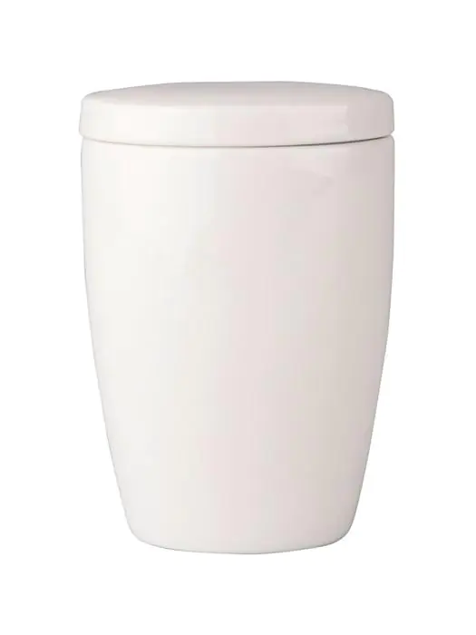 Suikerpot - H 10 x Ø7 CM - 6 Stuks - Wit - Maastricht Porselein - Lux - 517316 W517316 €33.72 Suikerstrooiers