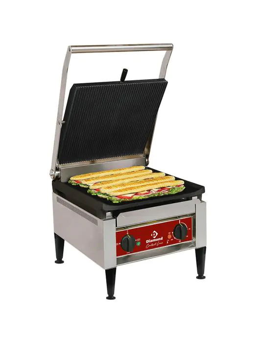 Contactgrill - Enkel - Geribbeld/Glad - Diamond - BIGFOOD/SN BIGFOOD/SN €796.50 Contactgrills