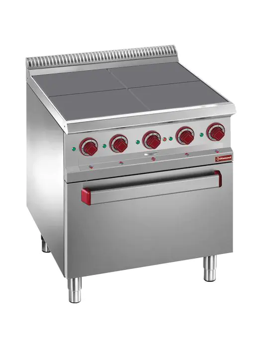 Fornuis - Elektrisch - Met oven - 4 Platen - 30x30 CM - Diamond - E7/4SPFV7 E7/4SPFV7 €3,375.75 Diamond 700 line