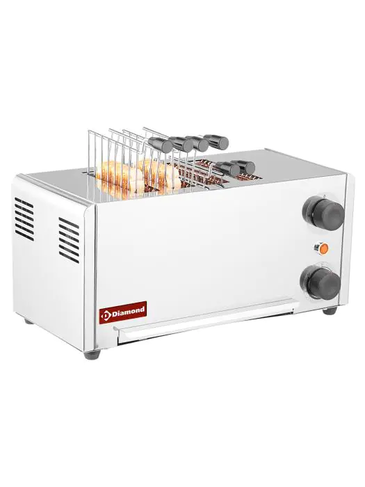 Broodrooster - 4 sleuven - RVS - Diamond - D4CM-XP D4CM-XP €474.75 Tosti / broodrooster apparatuur