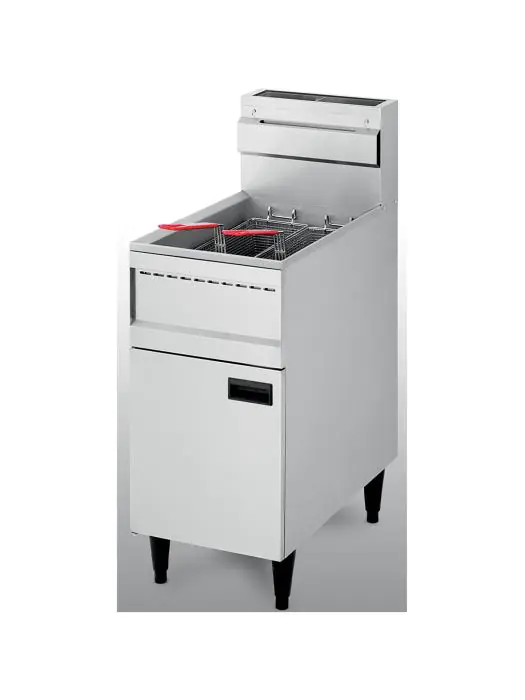 Gasfriteuse - 23 Liter - Aftapkraan - Onderstel - Diamond - FGHR-23/N FGHR-23/N €2,562.06 Friteuses Gas