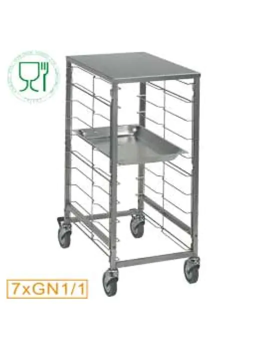 Regaalwagen - 7 x 1/1 GN - RVS - Diamond - CG17/B CG17/B €412.00 Regaalwagens
