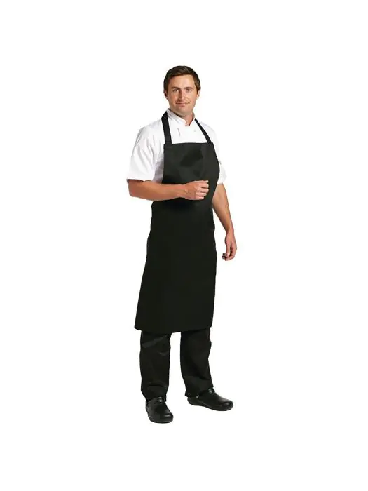 Halterschort - Unisex - Zwart - 104 x 90 CM - Polyester/Katoen - Whites Chefs Clothing - B887 B887 €16.99 Schorten en sloven