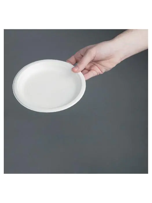 Wegwerpbord - 50 stuks - Ø 17.9 x 17.5 CM - Bagasse - Fiesta Green - CW905 CW905 €4.69 Wegwerp servies