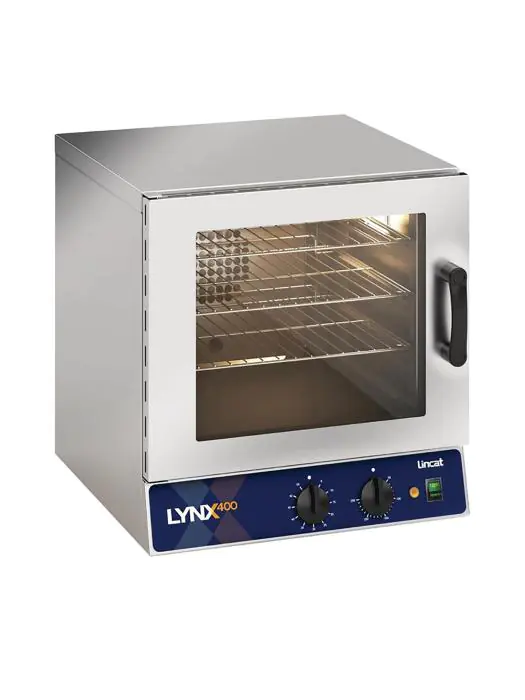 Heteluchtoven - 4 x 2/3 GN - H 52 x 49.5 x 57 CM - 230 V - Lincat - DE340 DE340 €1,161.99 Heteluchtovens