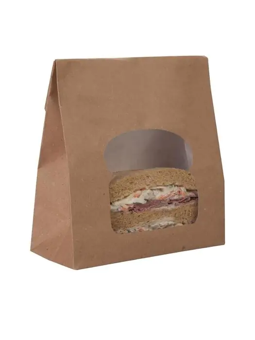 Wegwerp sandwichboxen - 250 stuks - H 25 x 15.5 x 7.2 CM - Colpac - FA382 FA382 €86.75 Wegwerp verpakkingen