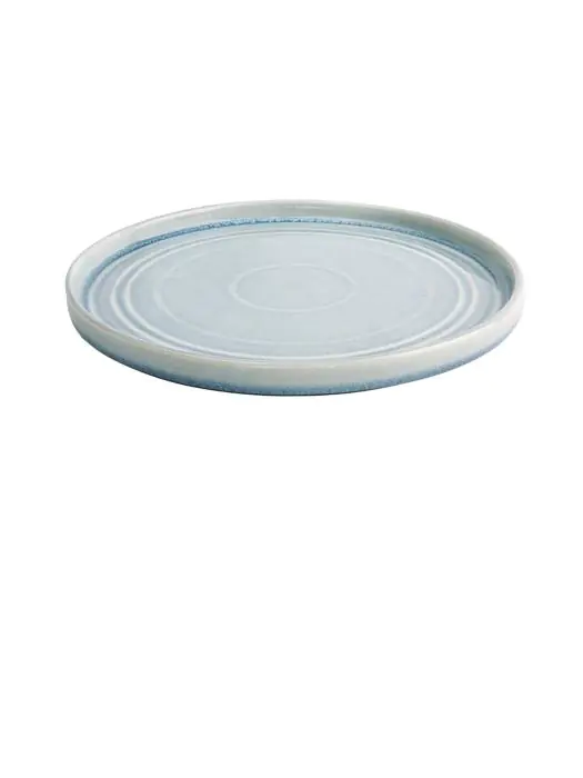 Bord - 4 stuks - Ijsblauw - Ø 27 x H 2.3 CM - Porselein - Olympia - FB569 FB569 €49.90 Borden