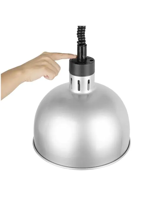 Warmtelamp - Zwart - H 20 CM - 220-240 V - Buffalo - DY461 DY461 €60.64 Warmhoudlamp