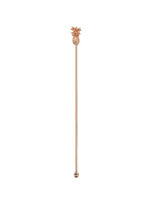 Roerstaafje - Pineapple - 6 Stuks - 18 CM - Koper - Bar Professional - STCPA18 STCPA18 €33.00 Barbenodigdheden