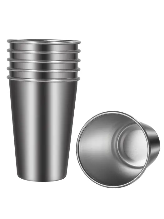 Drinkbeker - 6 Stuks - RVS - Bar Professional - DCUP500 DCUP500 €38.00 Glasservies