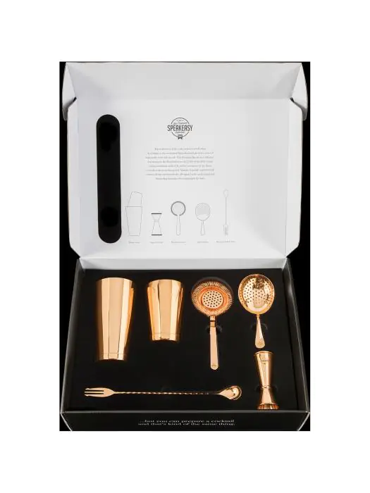 Cocktailset - 6-delig - Goud - Bar Professional - SETCTGO SETCTGO €110.00 Barbenodigdheden