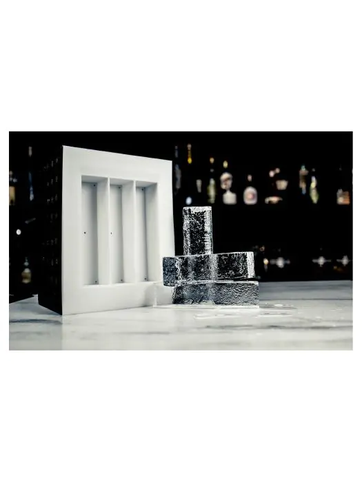 Ijsblokjesvorm - 3 x Rechthoek - 13.5 CM - Bar Professional - Clear Ice - YCIBSP3 YCIBSP3 €62.00 Volle ijsblokjesmachines