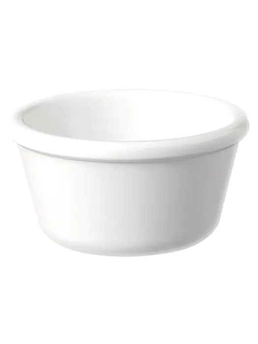 Ramekin - H 3.7 CM - 0.051 KG - Ø7 CM - Melamine - Wit - 0.05 Liter - 060002 060002 €1.50 Schaaltjes en potjes