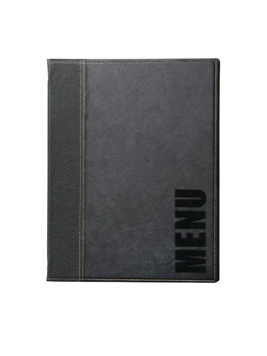 Menumap - A5 - Zwart - H 24.7 x 18 x 0.5 CM - Pu Leer - Securit - H714 H714 €17.69 Presentatie