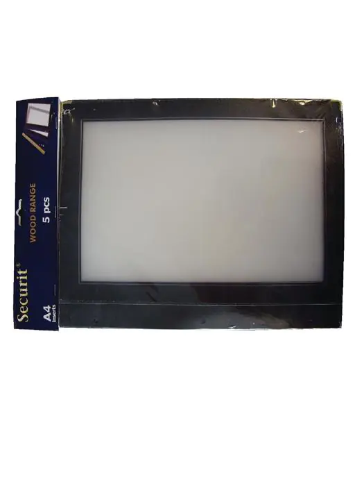 Extra hoes menumap - A4 - 5 stuks - Zwart - H 32.2 x 26 x 0.1 CM - Kunststof - Securit - H747 H747 €25.99 Overige