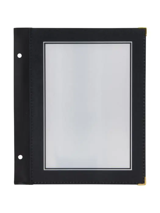 Insteekhoezen Menukaart - 5 Stuks - A5 - Zwart - Polypropyleen/Plastic - Securit MC-WIA5-BL €14.95 Menukaarten