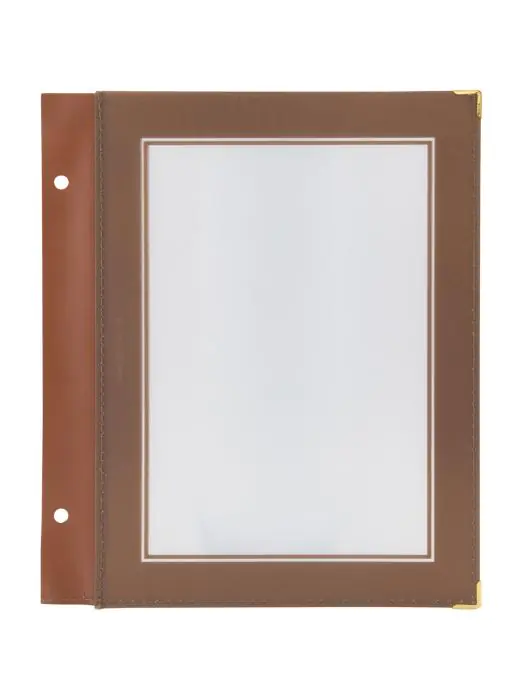 Insteekhoezen Menukaart - 5 Stuks - A5 - Bruin - Kunststof - Securit MC-WIA5-BR €14.95 Menukaarten