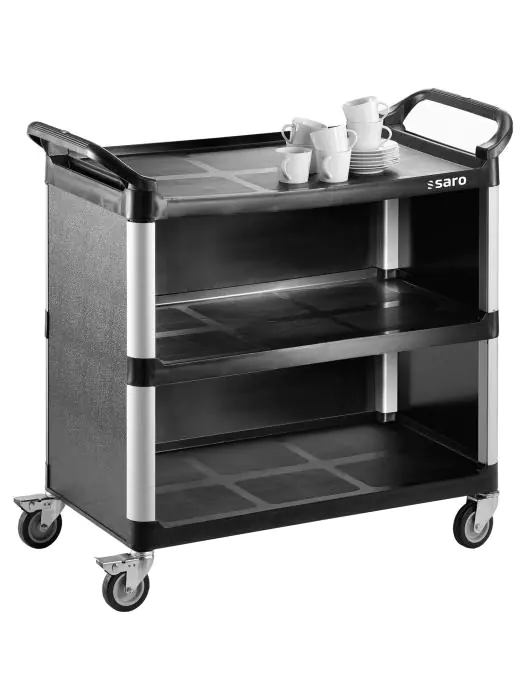 Transportwagen - Kunststof - H 96 x B 102 x D 50 CM - Saro - 213-4110 213-4110 €146.95 Serveerwagens
