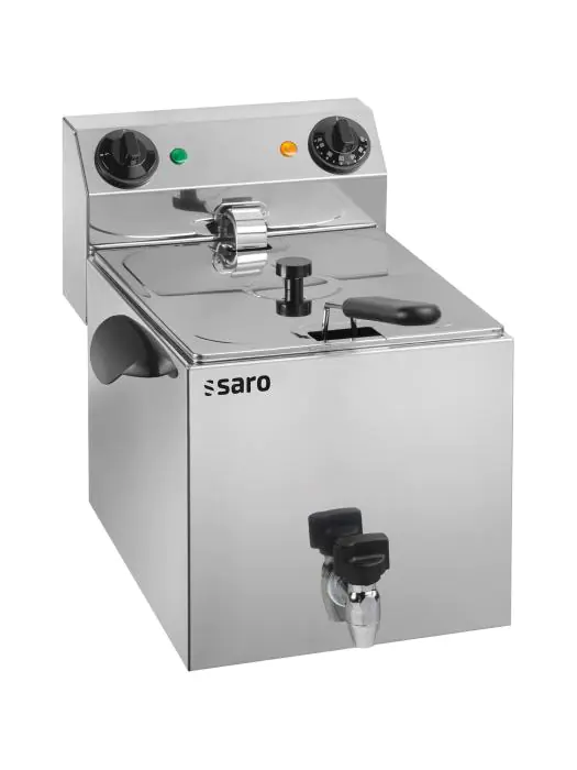 Friteuse - 10 Liter - 400V - H 35 x B 33.5 x D 51.5 CM - Saro - 172-2081 172-2081 €395.00 Friteuses 400 volt