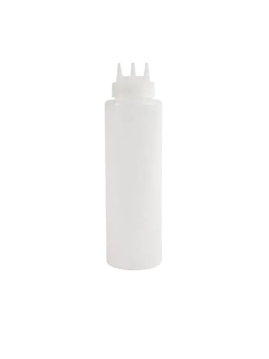 Knijpfles - 3 spuitmonden - 102 CL - Zwart - Ø 77 x H 27.5 CM - Kunststof - Vogue - CW726 CW726 €3.29 Knijpflacons