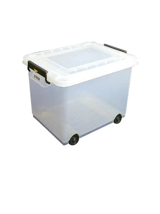 Voedselcontainer op wielen - 50 Liter - H 37.9 x 53 x 39.6 CM - Polypropyleen - Araven - J245 J245 €45.55 Voedselbakken