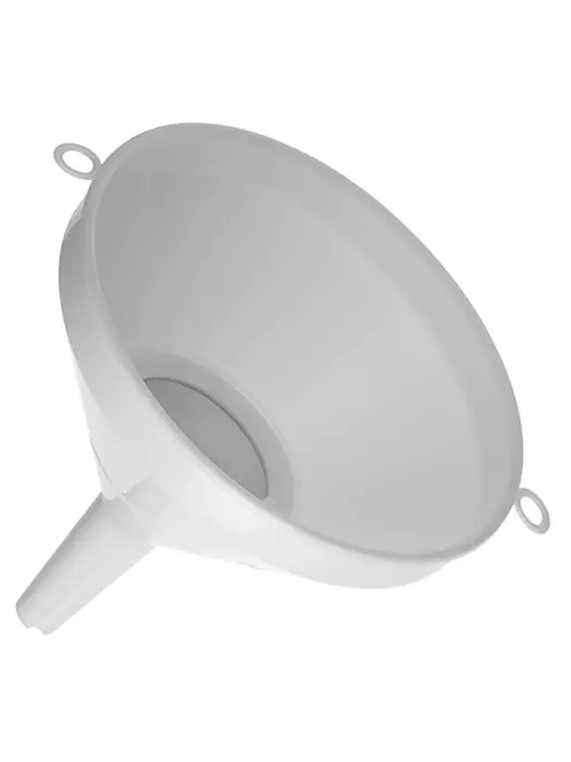 Trechter - H 22 CM - 0.188 KG - Ø22 CM - Polypropyleen - Wit - 059100 059100 €11.75 Trechters
