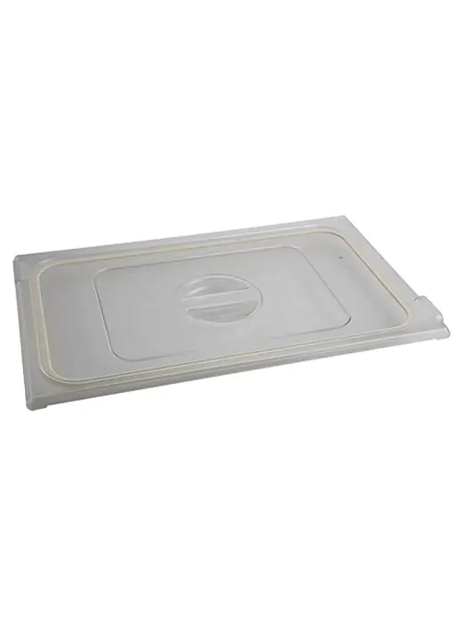 Deksel Gastronorm - 1/1 GN - 53 x 32.5 CM - Polycarbonaat - Transparant - -100°C / +100°C - Met Siliconen Afdichtrand - Caterchef - 953018 E953018 €24.90 GN bakken plastic