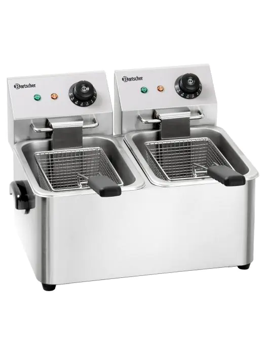 Friteuse - 2 x 4 Liter - 230V - Bartscher - A162412E A162412E €201.75 Friteuses 230 volt