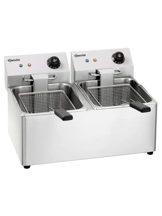 Friteuse - 2 x 8 Liter - 230V - Bartscher - A162812E A162812E €246.75 Friteuses 230 volt