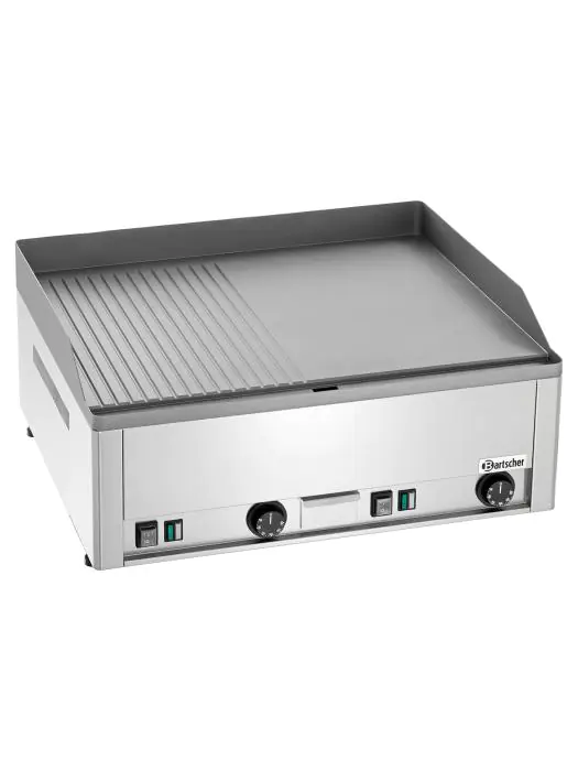 Grillplaat - Elektrisch - 2 Zones - Glad/Geribbeld - Bartscher - 370036 370036 €659.00 Grill elektrisch