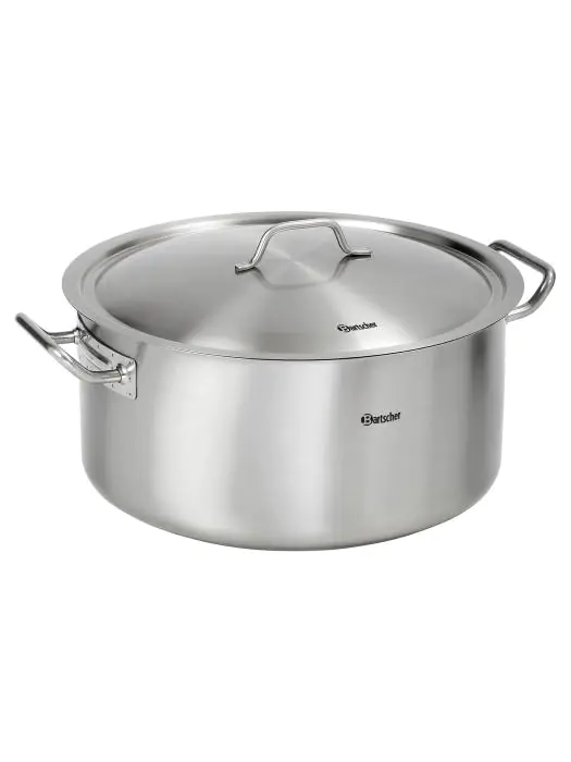 Kookpan laag - Met deksel - Ø43 x H 27.5 CM - 25 Liter - Bartscher - 100440 100440 €119.25 Kookpan
