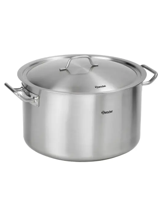 Kookpan laag - Met deksel - Ø43 x H 32.5 CM - 30 Liter - Bartscher - 100445 100445 €131.25 Kookpan