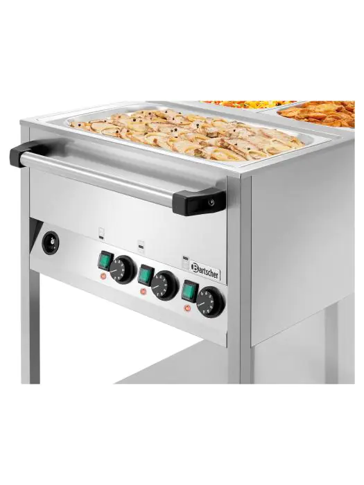 Bain-Marie - 3 x 1/1 GN - H 91 x 65.5 x 130 cm - Bartscher - 200262 200262 €1,404.95 Transportwagens
