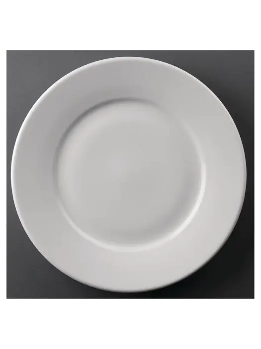 Bord - 12 stuks - Ø 25.4 x H 2.9 CM - Porselein - Olympia - CC209 CC209 €43.30 Borden