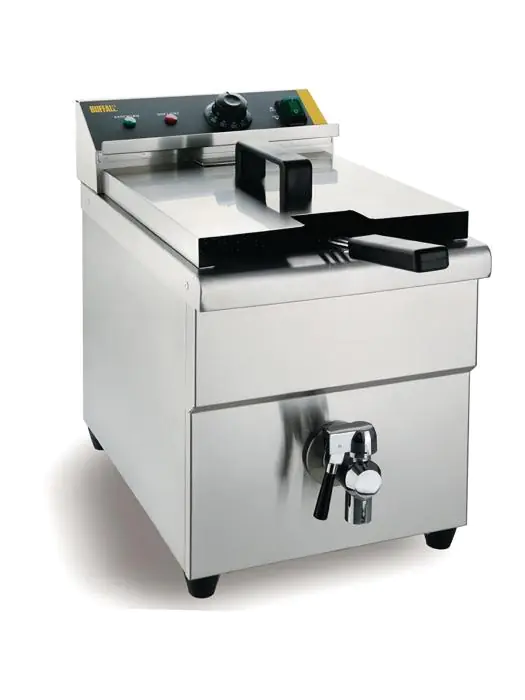Inductiefriteuse - Tafelmodel - 7.5 Liter - H 41.5 x 29 x 44 CM - 3 kW - 220-240 V - Buffalo - CP793 CP793 €228.55 Friteuses 230 volt