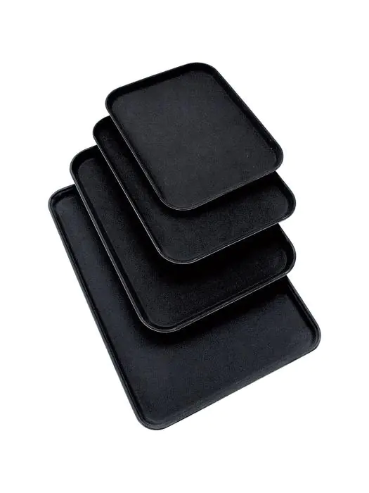 Dienblad - Antislip - Zwart - B 40.5 x D 30.5 CM - G-Line 77069 €6.95 Buffetdienbladen