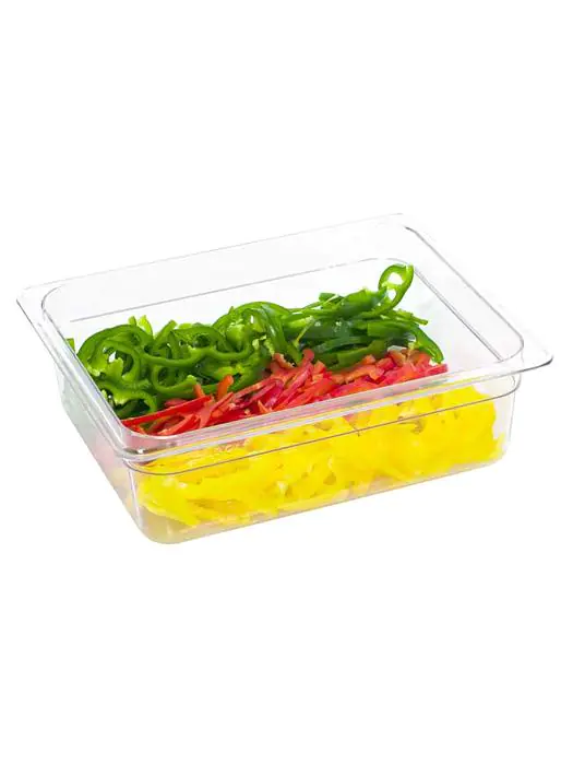 Gastronormbak - 1/2 GN - 100 MM - Transparant - Polycarbonaat - G-Line 77672 €6.99 GN bakken plastic