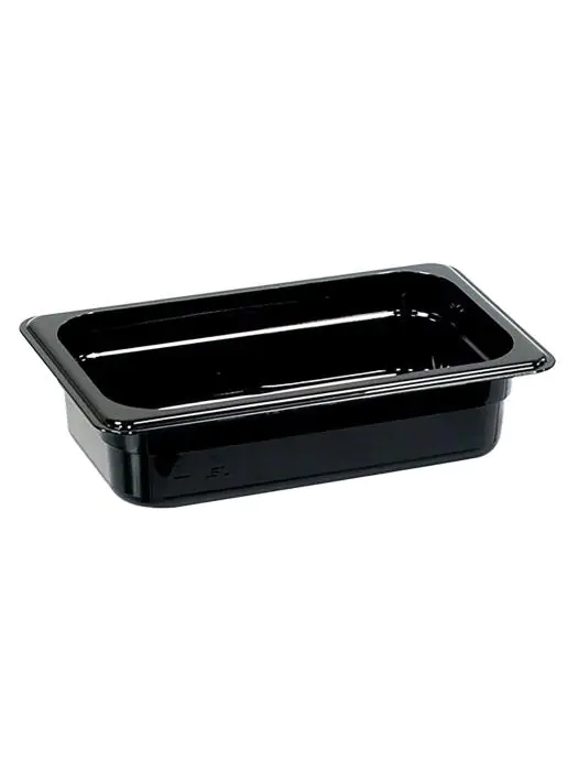 Gastronormbak - 1/4 GN - 65 MM - Zwart - Polycarbonaat - G-Line 77698 €4.49 GN bakken plastic