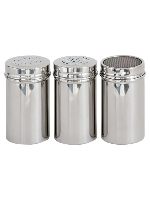 Kaneelstrooier - 0.4 Liter - RVS - Ø 7 x H 13 CM - G-Line 77159 €6.59 Suikerstrooiers