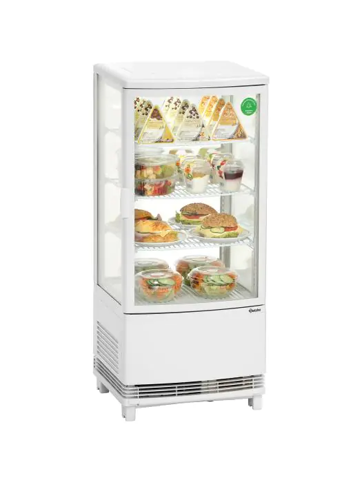 Koelvitrine - Tafelmodel - 86 Liter - Wit - Bartscher - 700678G 700678G €419.00 Koelvitrine