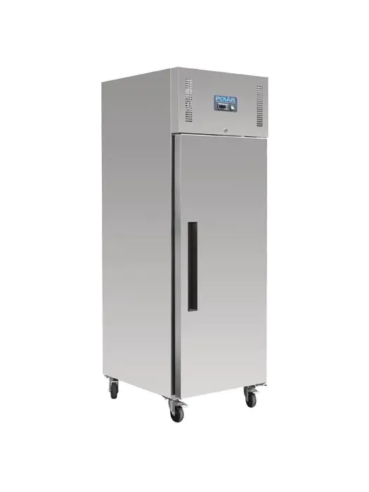 Horeca vrieskast - 850 Liter - 1 deurs - H 201 x 74 x 99 CM - 230 V - RVS - Polar - GL181 GL181 €1,731.89 Horeca vrieskasten
