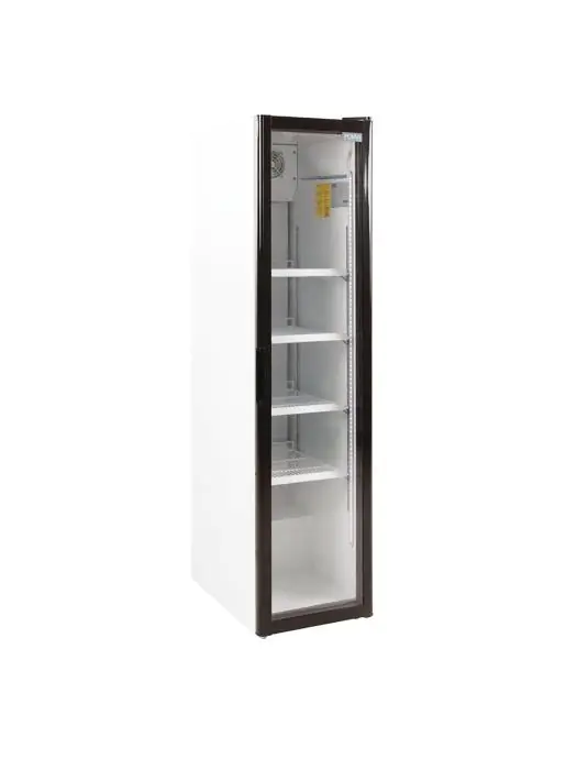 Flessenkoeler - 300 Liter - 1-Deurs - Glazen Deur - Wit - Polar CS586 €874.00 Koelkasten met glazen deur