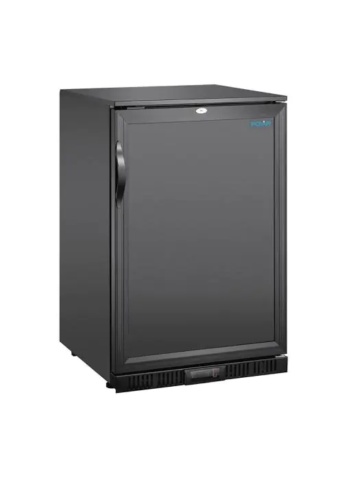Barkoelkast - 128 Liter - 1-Deurs - Zwart - Polar GE997 €599.99 Tafelmodel koelkast
