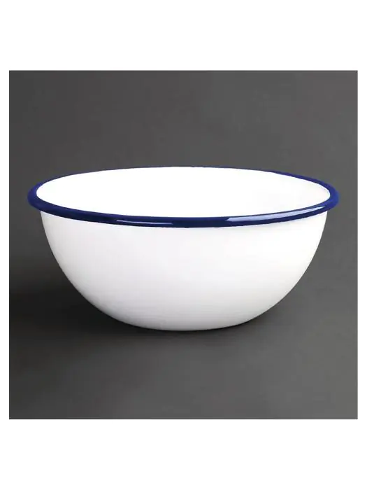 Puddingschaal - 6 stuks - Ø 15.5 x H 6 CM - Emaille - Olympia - GM514 GM514 €20.99 Schaaltjes en potjes