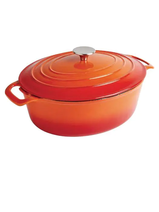 Braadpan - Oranje - H 11 x 24.3 x 29.5 CM - Gietijzer - Vogue - GH311 GH311 €50.40 Braadpan