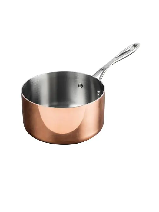 Sauspan - 2.3 Liter - Ø 18 x H 9.5 CM - Aluminium/RVS/Koper - Vogue - CM675 CM675 €50.20 Steelpan