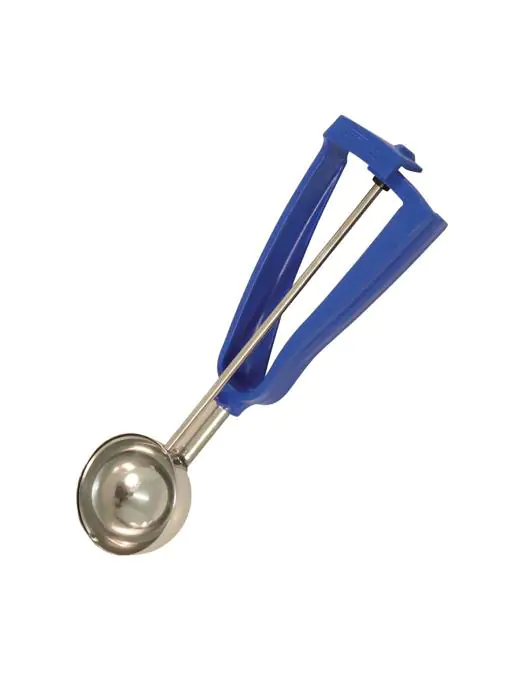Portioneerlepel - Maat 16 - Kobaltblauw - Ø 5.9 CM - RVS - Bonzer - J087 J087 €23.39 IJsportioneerlepels